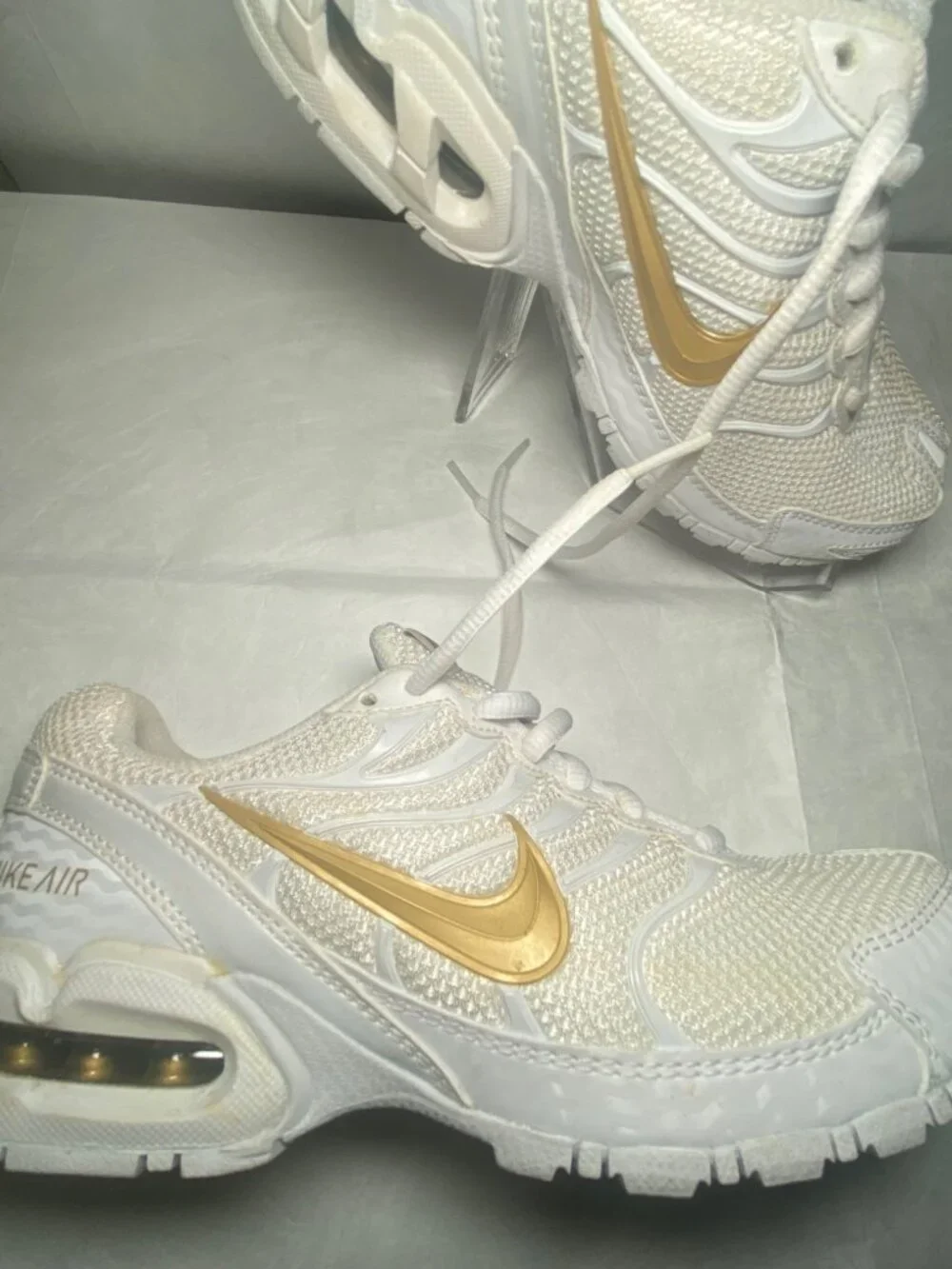 Nike Air Max Torch 4 White Gold Sneakers Women’s 7
